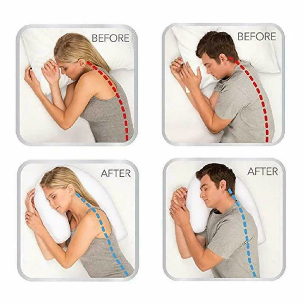 Side Sleeper Pillow with Ear Hole