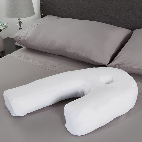 Side Sleeper Pillow with Ear Hole – Orthopedic Support Pillow