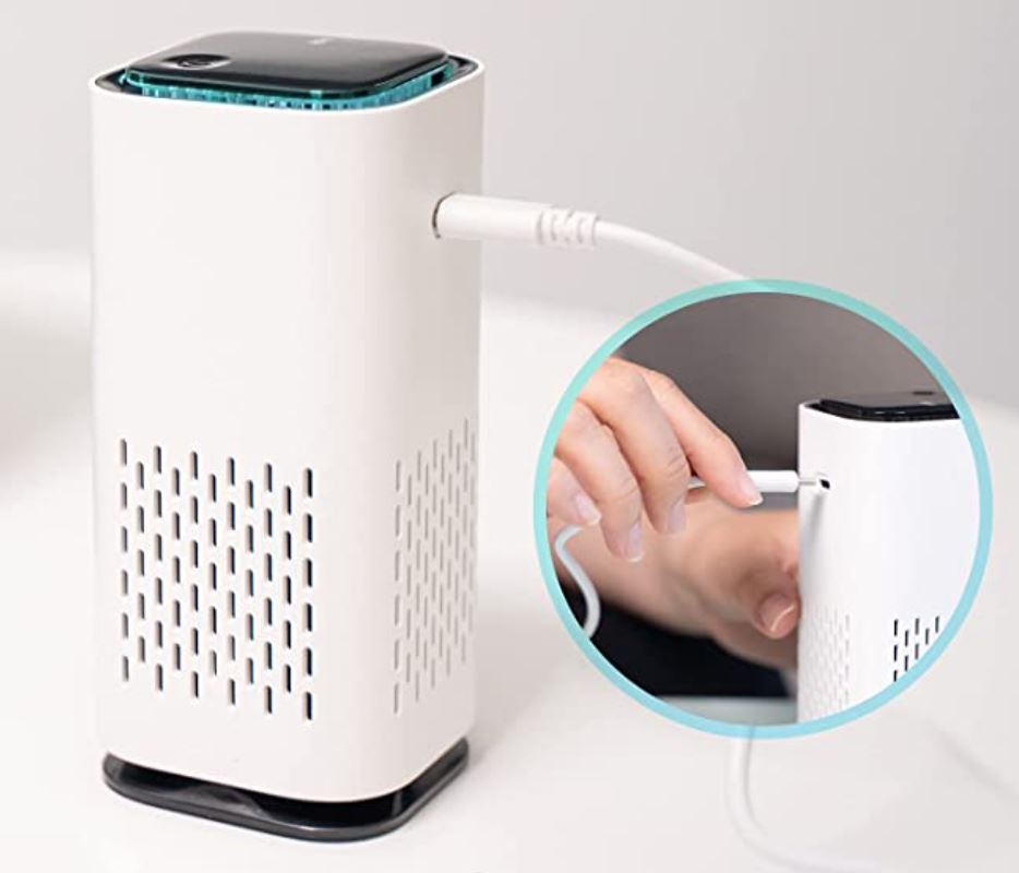 Smart Air Purifier – Portable USB Rechargeable Ionizer for Car & Home