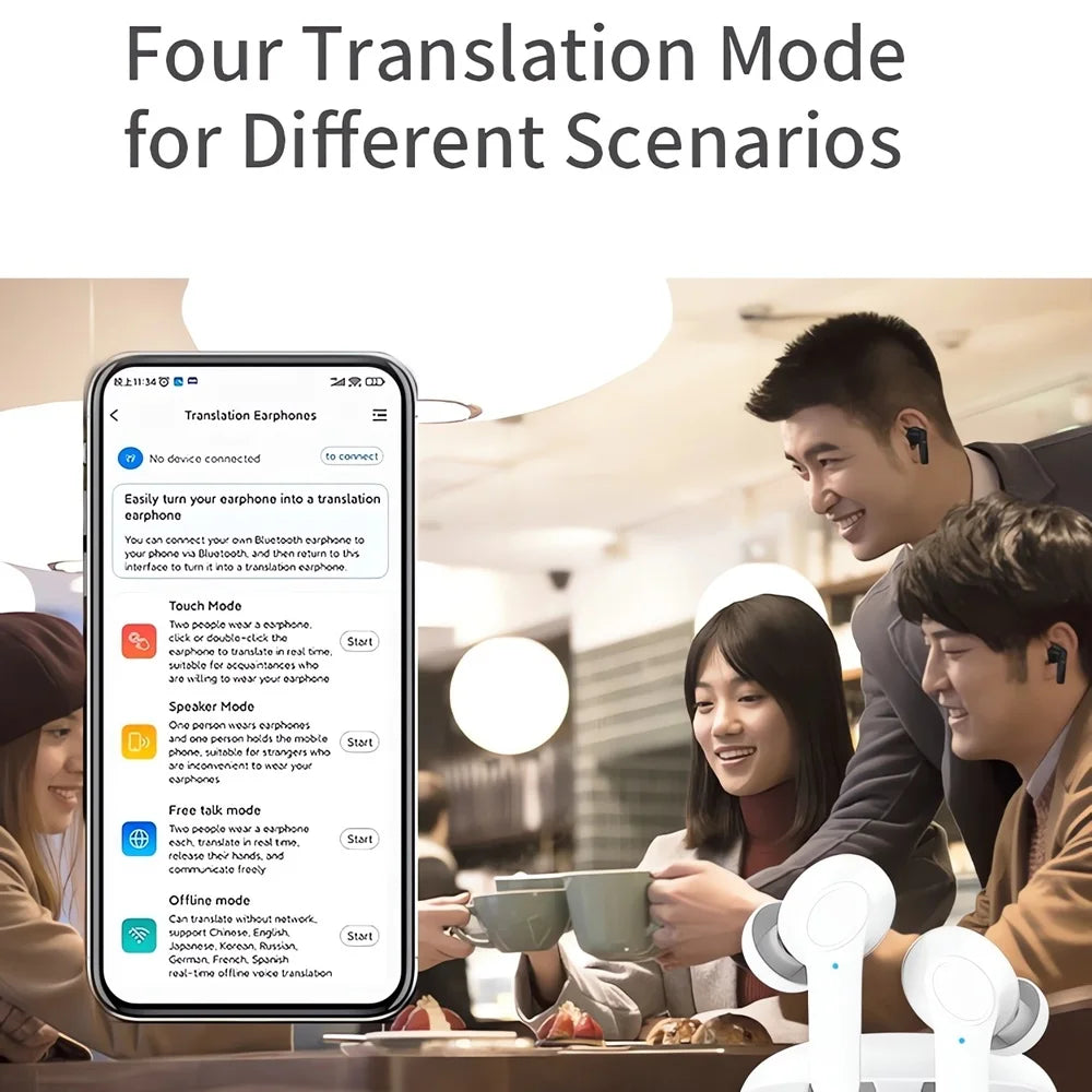 Smart Earbuds Translator