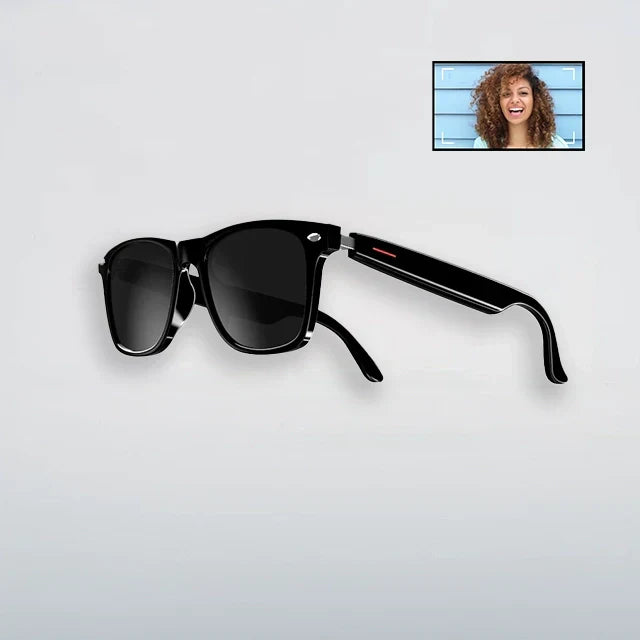 Smart Glasses with Blue Light Filter – Bluetooth Calls, Music & Waterproof Design