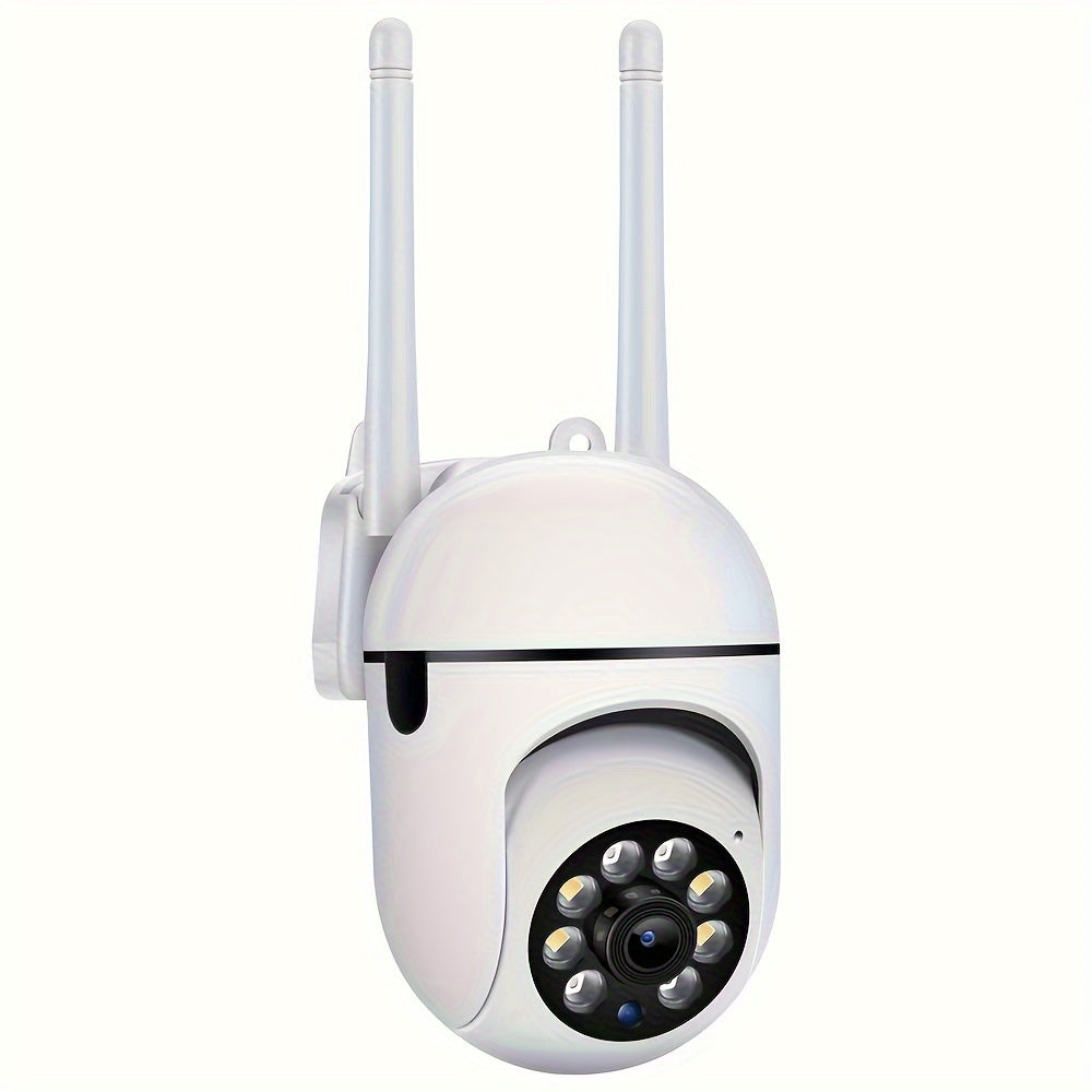 Smart Wireless Security Camera with 1080p HD, Color Night Vision & Two-Way Audio