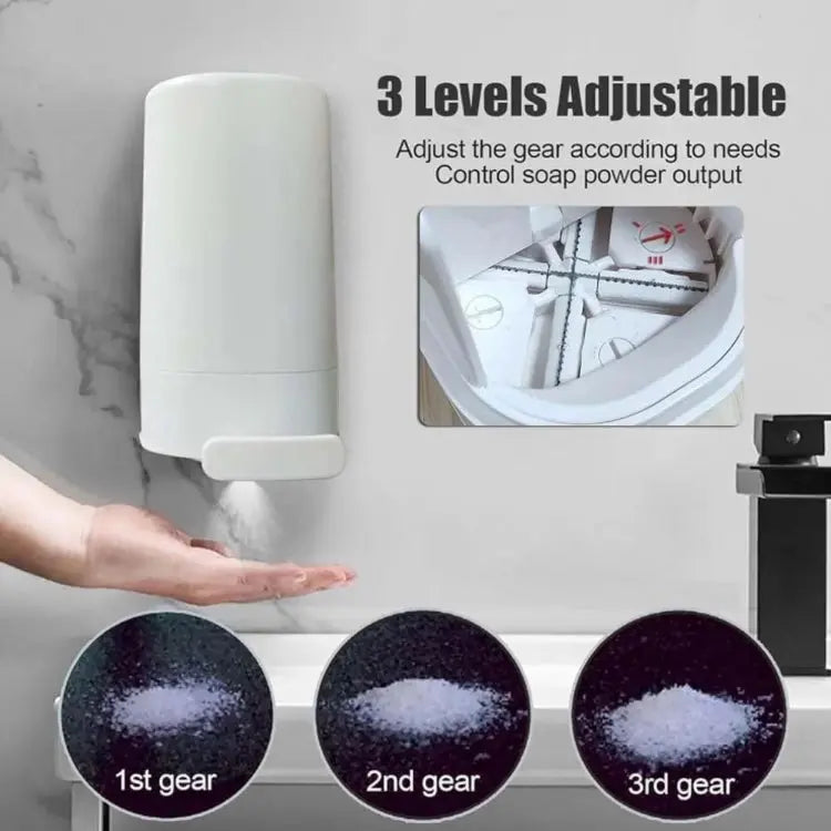 Soap Dispenser with Built-In Grater for Hygienic Use