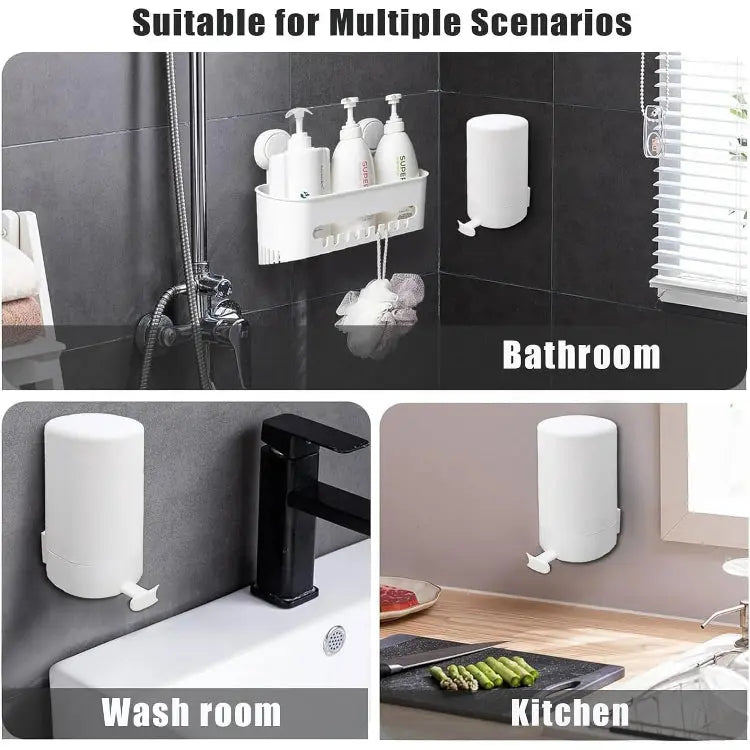 Soap Dispenser with Built-In Grater for Hygienic Use