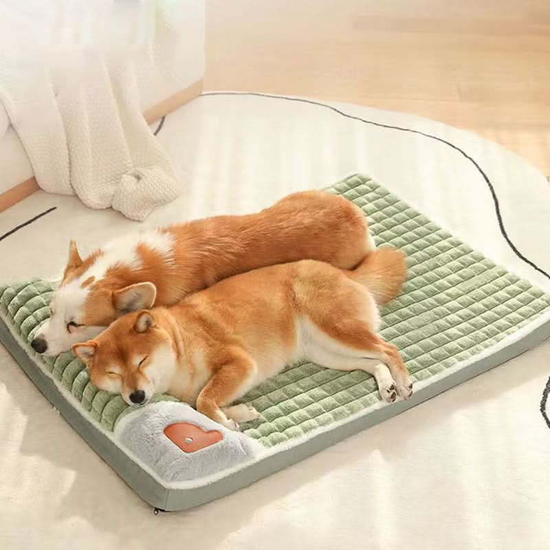 Soft plush dog bed for small & medium dogs