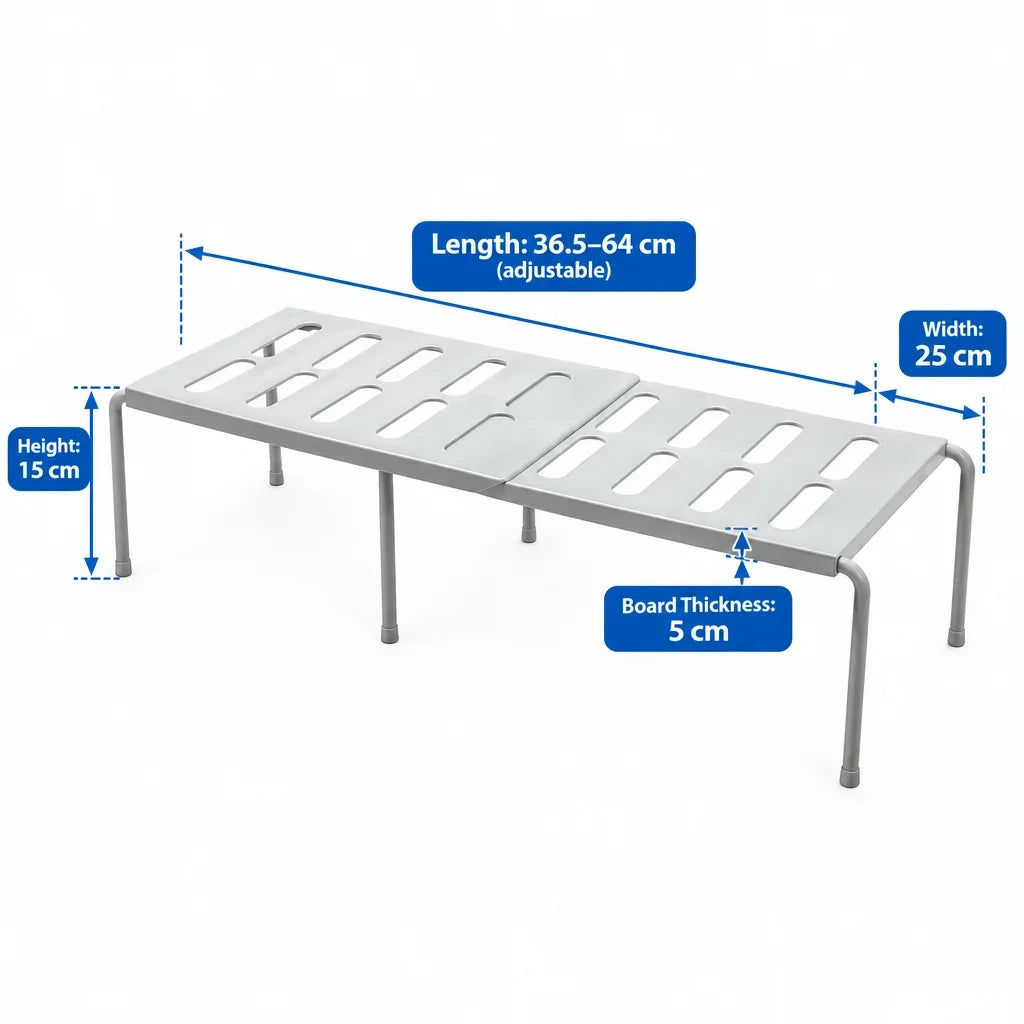 STACKEASE – Expandable Shoe Storage Organizer