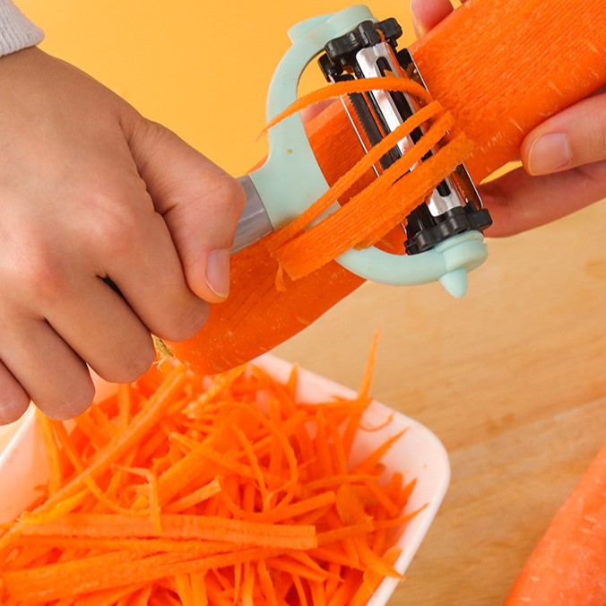 Stainless Steel 3-in-1 Multi-Function Peeler