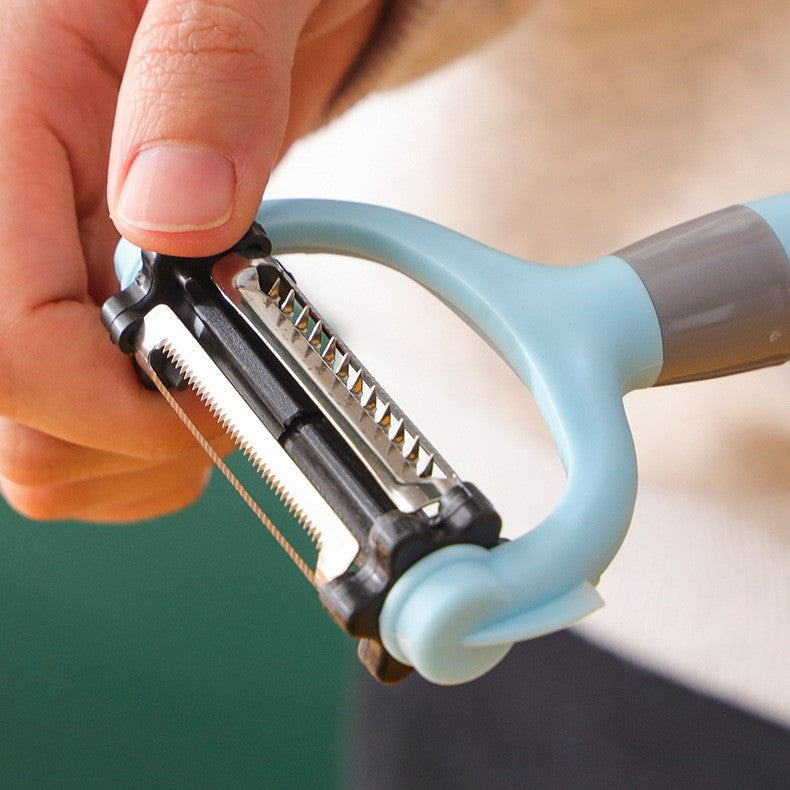 Stainless Steel 3-in-1 Multi-Function Peeler