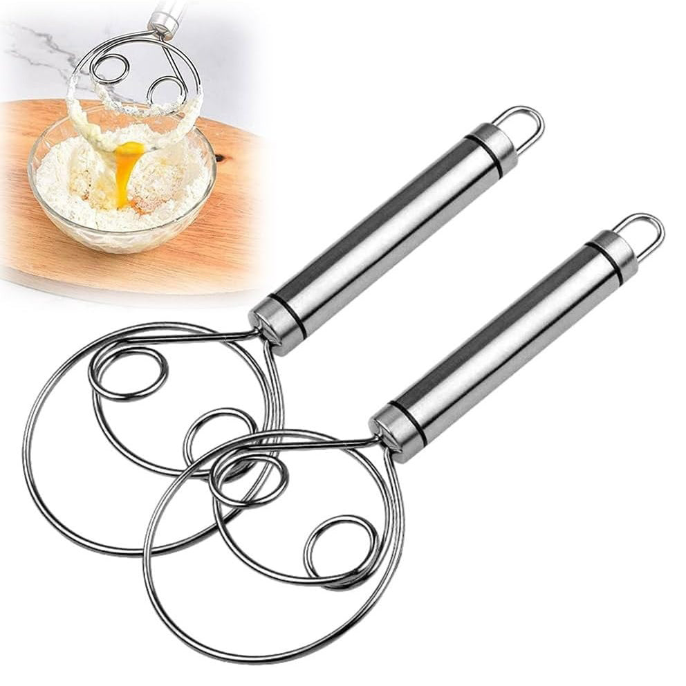 Stainless Steel Danish Dough Whisk for Bread Making