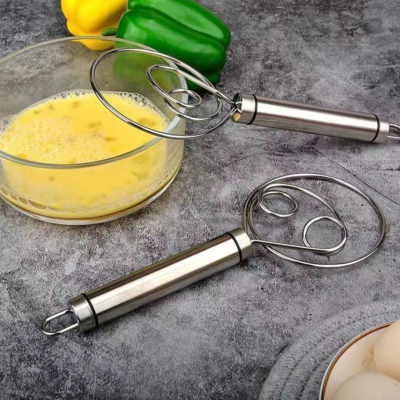 Stainless Steel Danish Dough Whisk for Bread Making