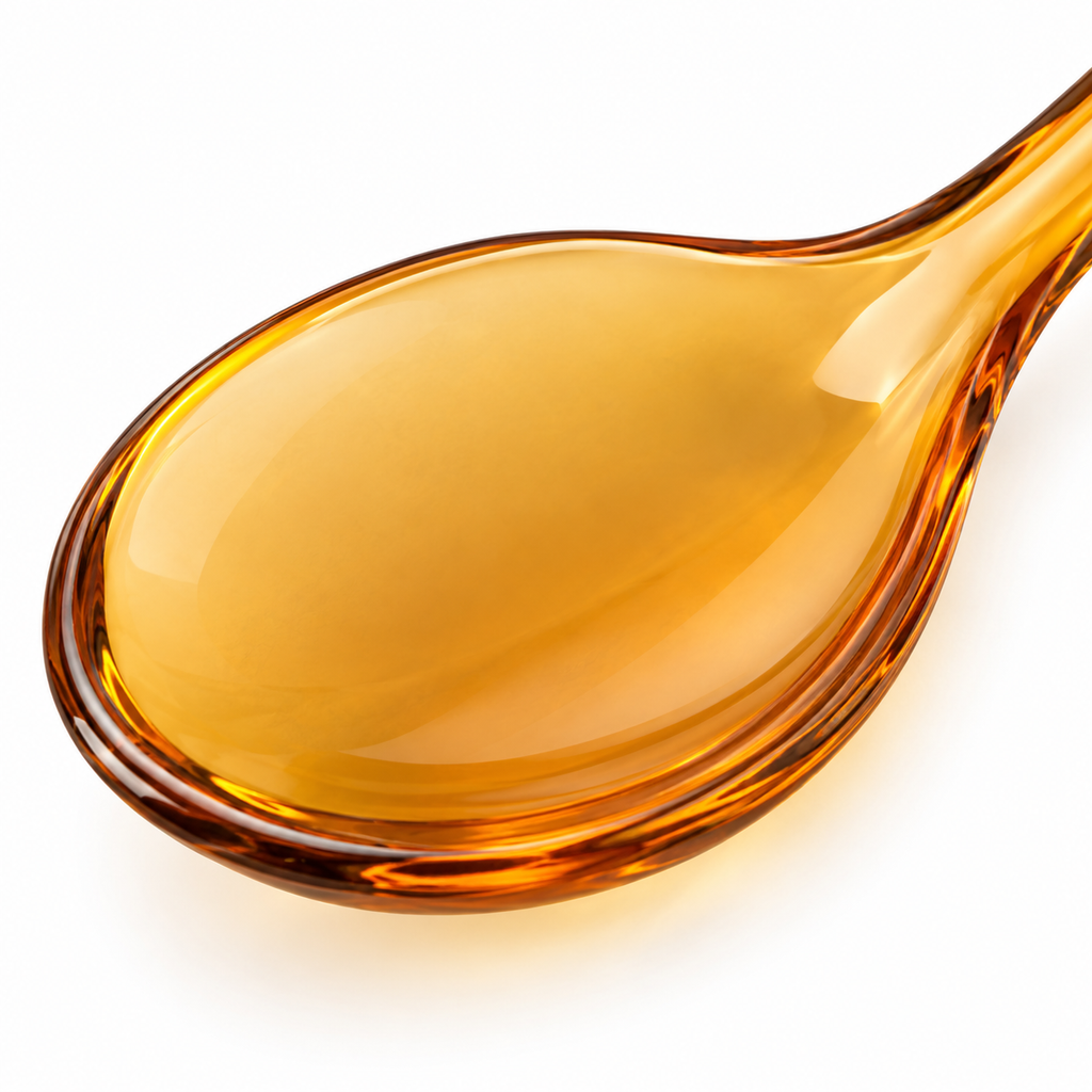 SHOPAVERLY Amber Acrylic Spoon 7.1 inch Translucent Dining