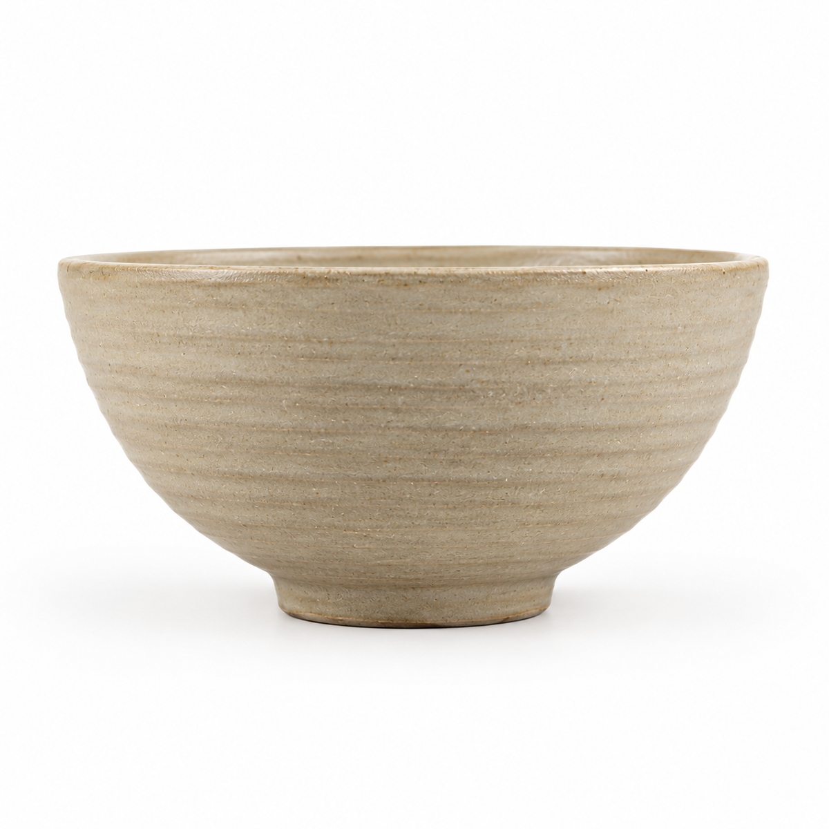 SHOPAVERLY Beige Ceramic Serving Bowl 10 inch Handcrafted