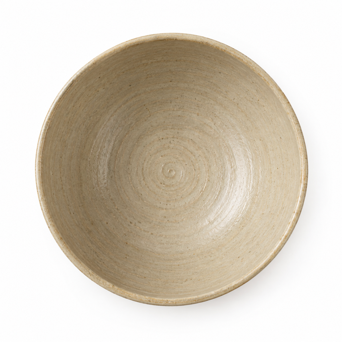 SHOPAVERLY Beige Ceramic Serving Bowl 10 inch Handcrafted