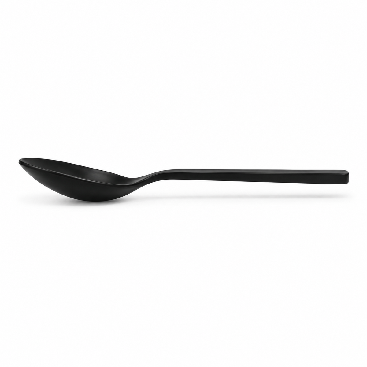 SHOPAVERLY Black Stainless Steel Table Spoon 20 cm Matte