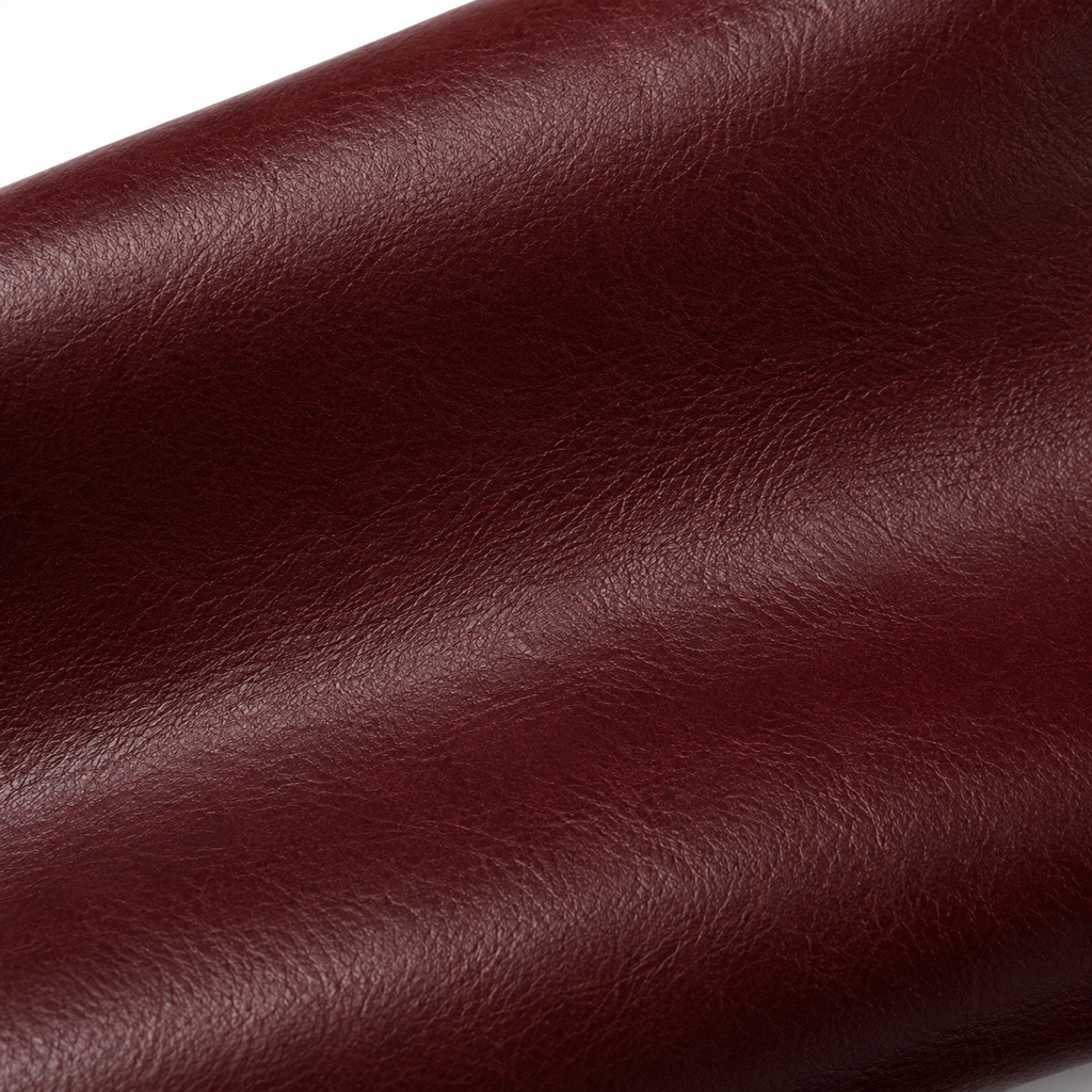 SHOPAVERLY Burgundy Belt with Silver Buckle Vegan Leather