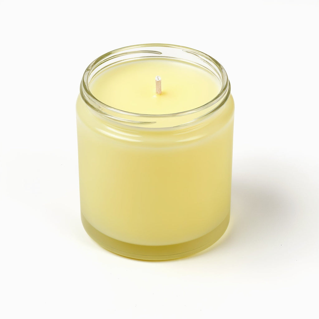 Citrus Breeze Soy Candle in Frosted Glass Jar
