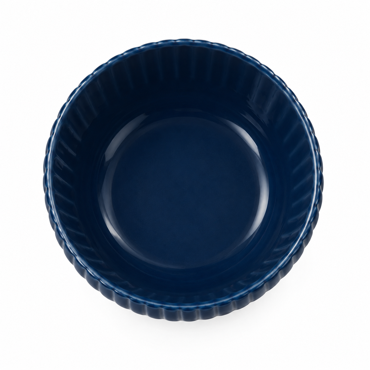 SHOPAVERLY Deep Blue Ceramic Bowl 15 cm Individual Portion