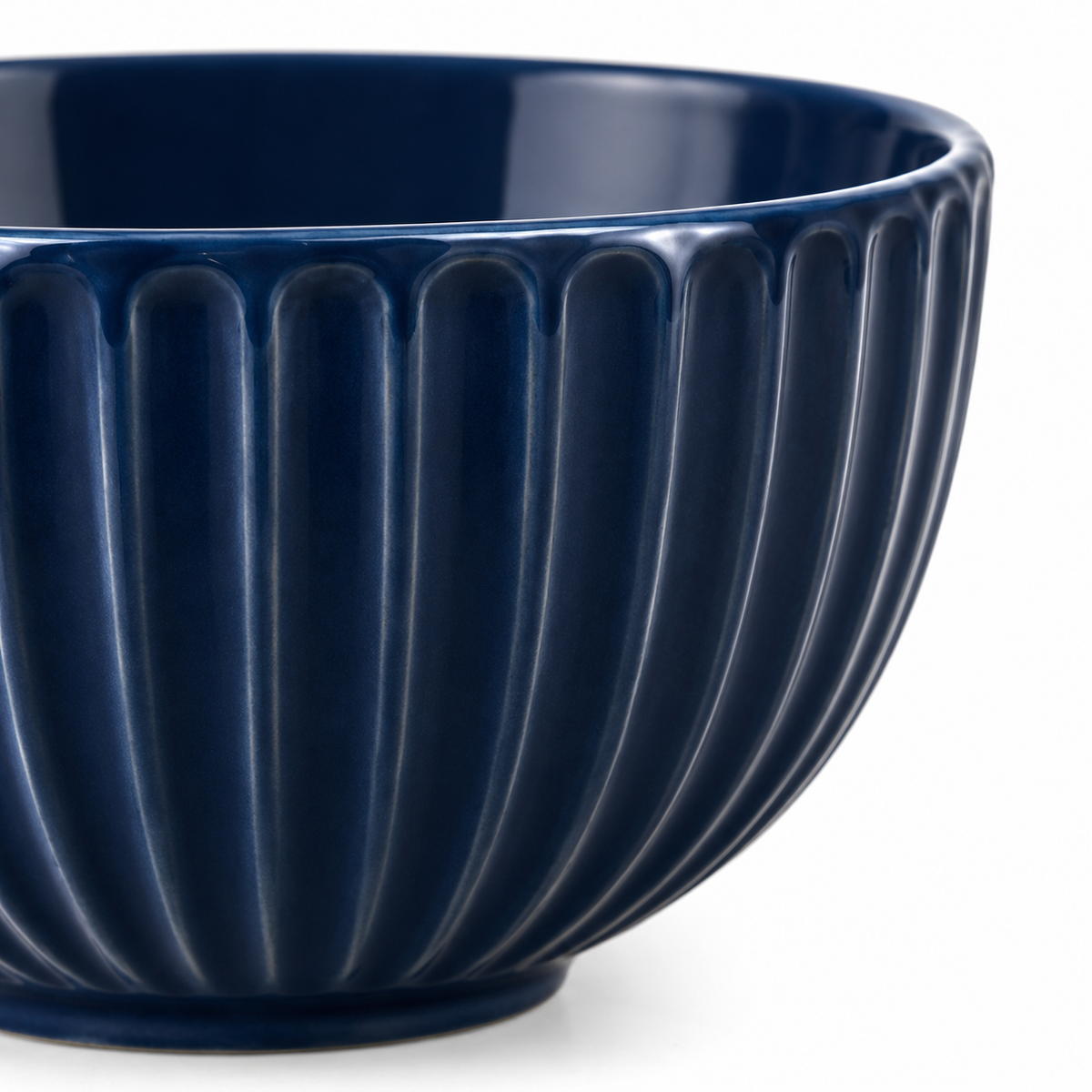 SHOPAVERLY Deep Blue Ceramic Bowl 15 cm Individual Portion