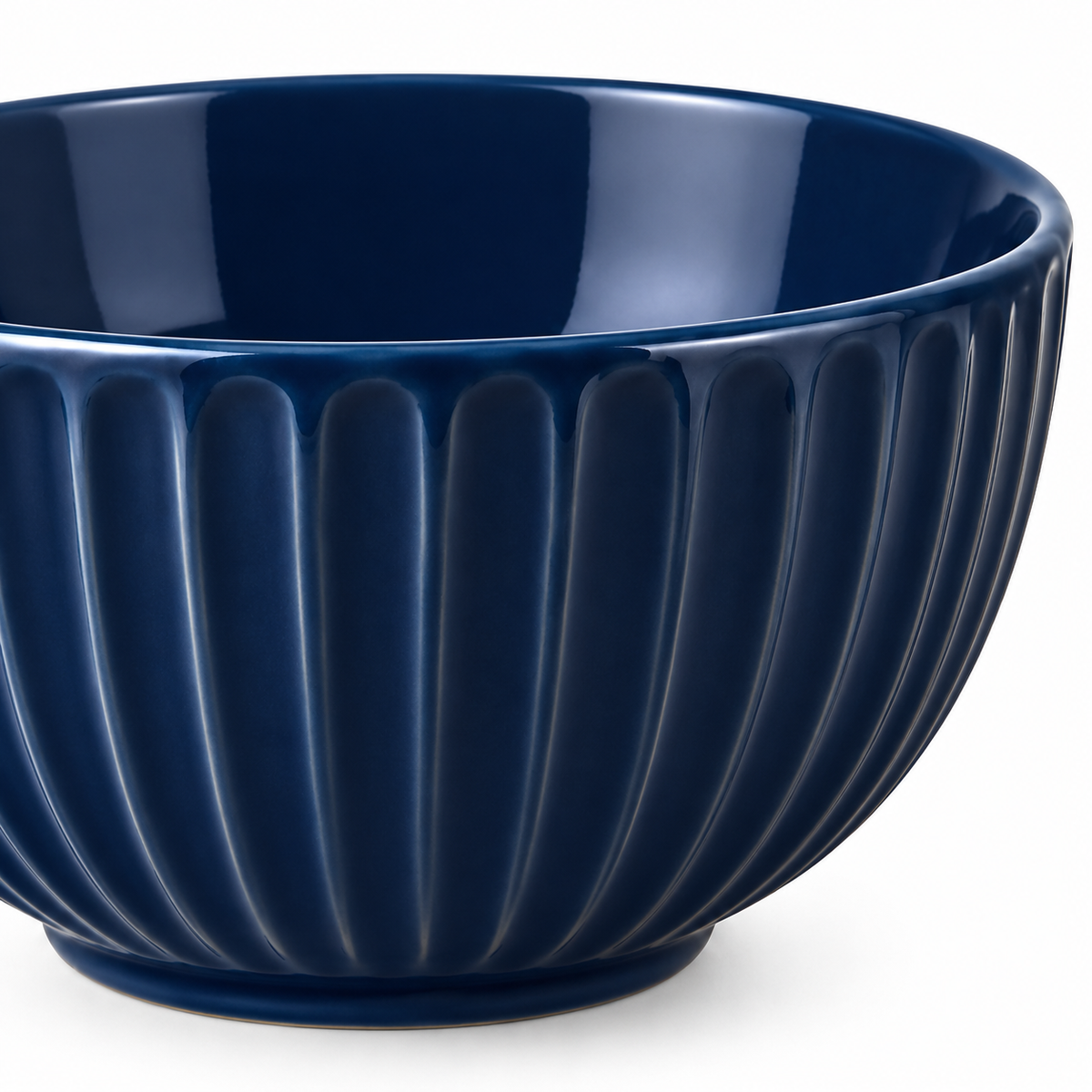 SHOPAVERLY Deep Blue Ceramic Bowl 15 cm Individual Portion