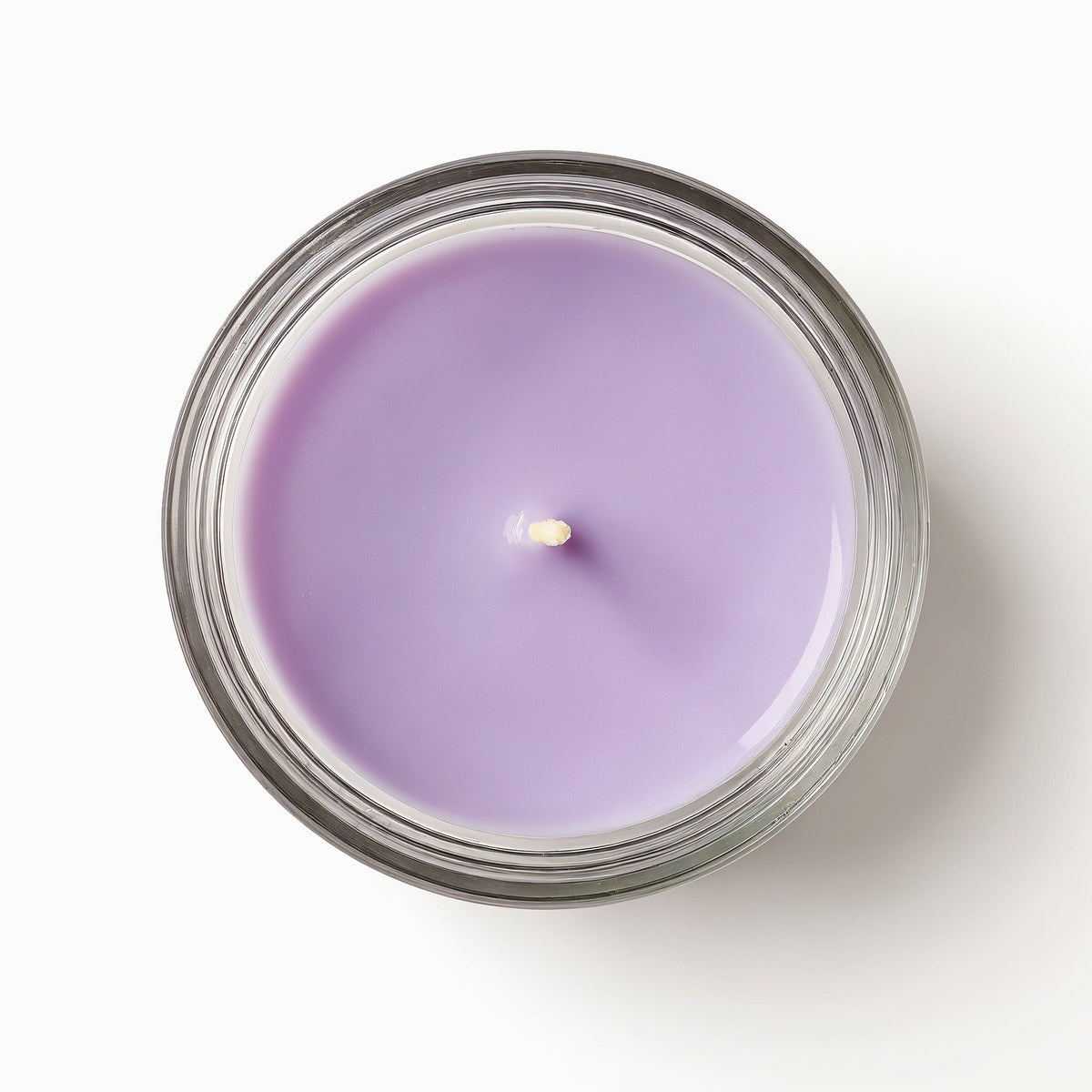 SHOPAVERLY Lavender Fields Soy Candle in a Clear Glass Jar