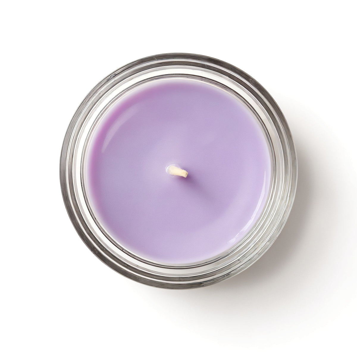 SHOPAVERLY Lavender Fields Soy Candle in a Clear Glass Jar