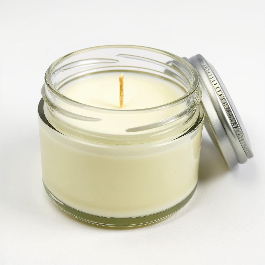 SHOPAVERLY Lemon Verbena Soy Candle in Clear Glass Jar