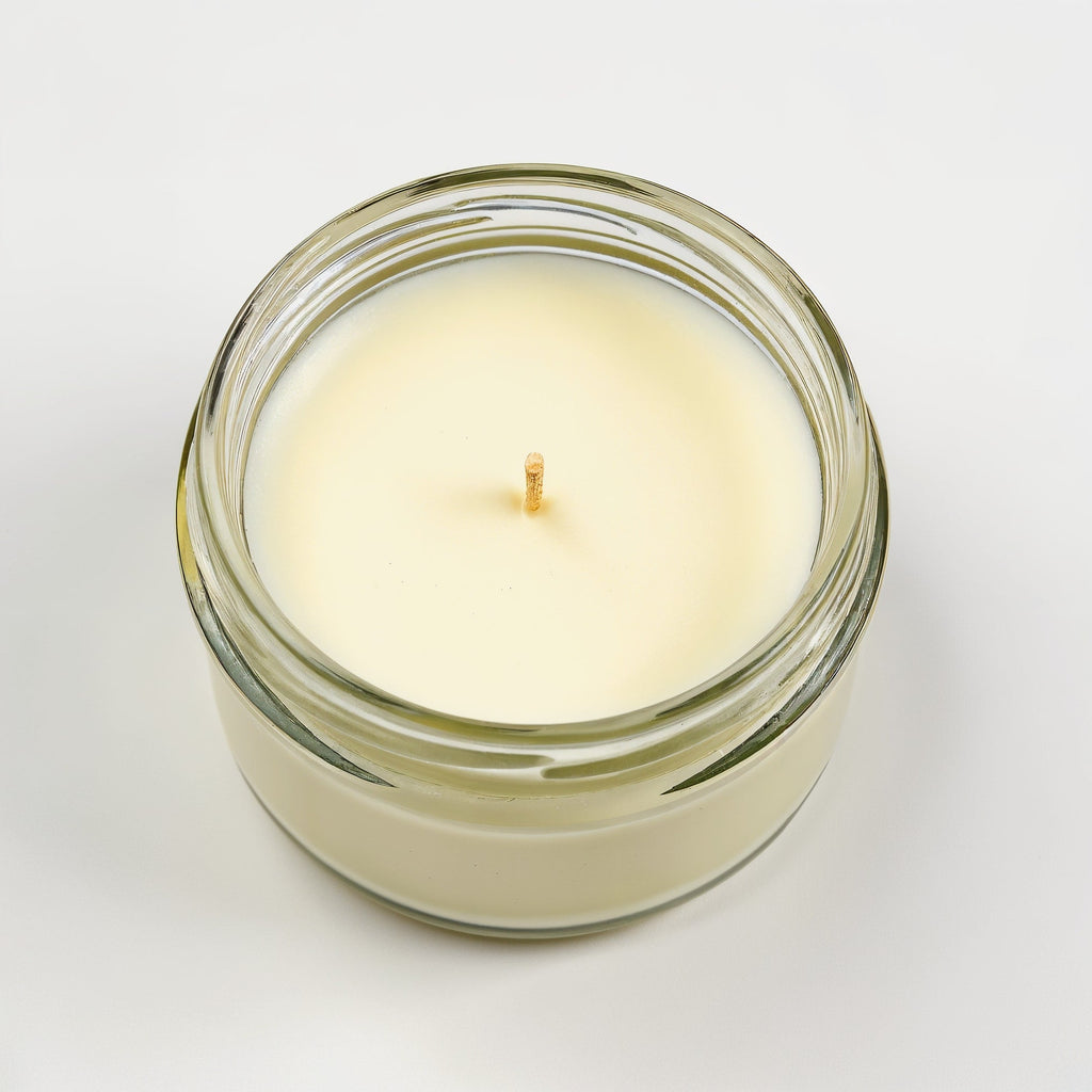 SHOPAVERLY Lemon Verbena Soy Candle in Clear Glass Jar