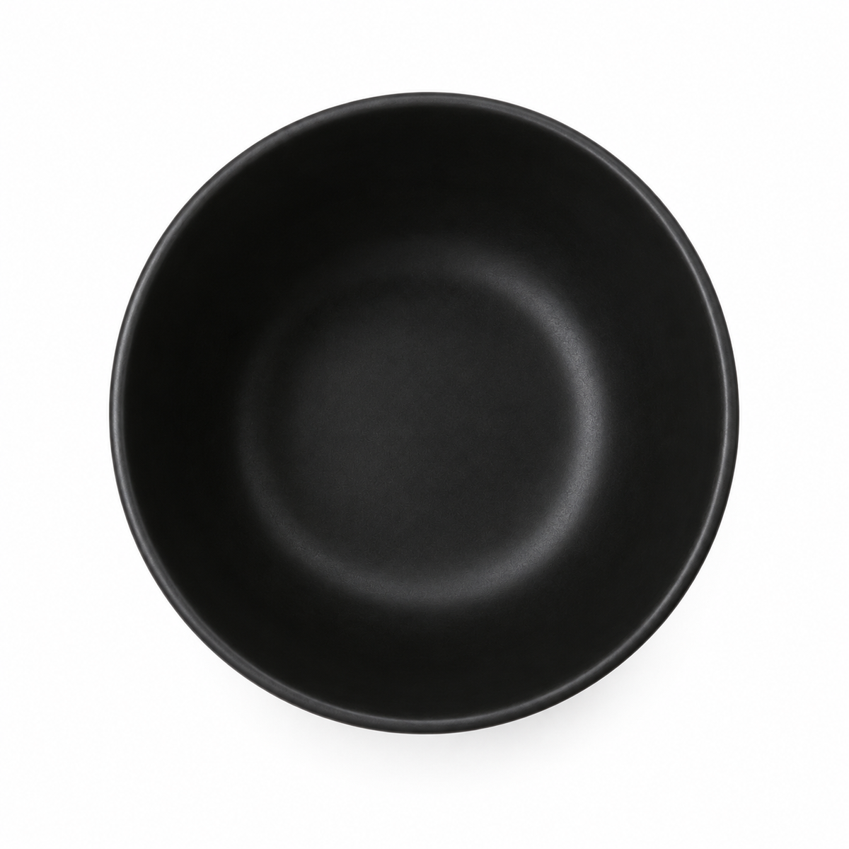 SHOPAVERLY Matte Black Ceramic Bowl 15 cm Individual Portion
