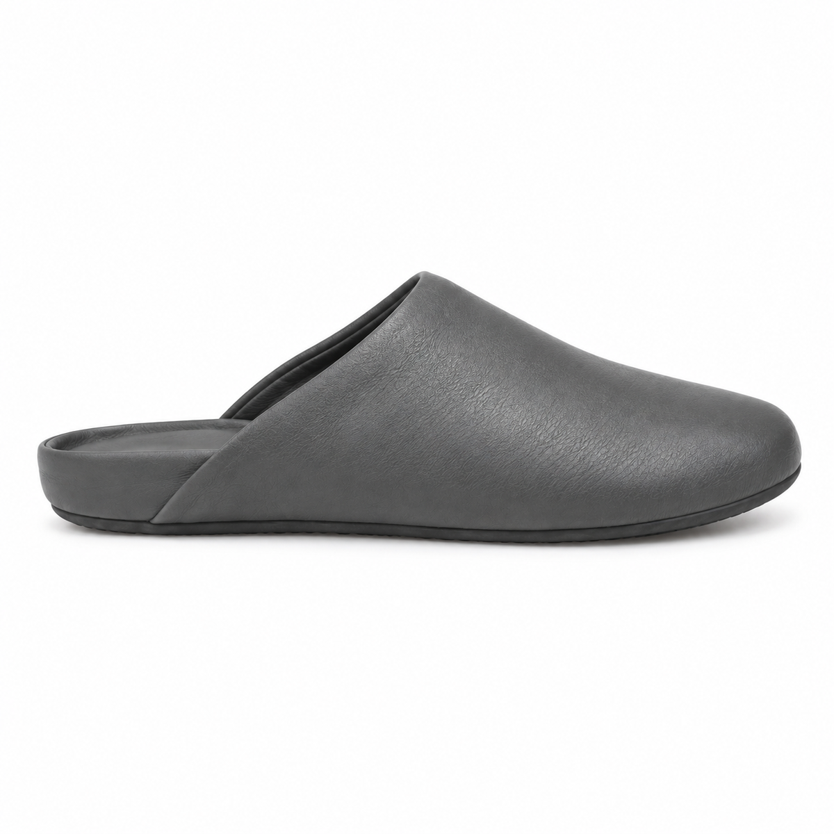 SHOPAVERLY Men's Gray Slip-On Slippers Everyday Indoor