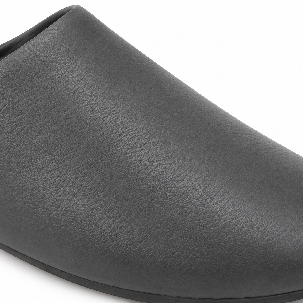 SHOPAVERLY Men's Gray Slip-On Slippers Everyday Indoor