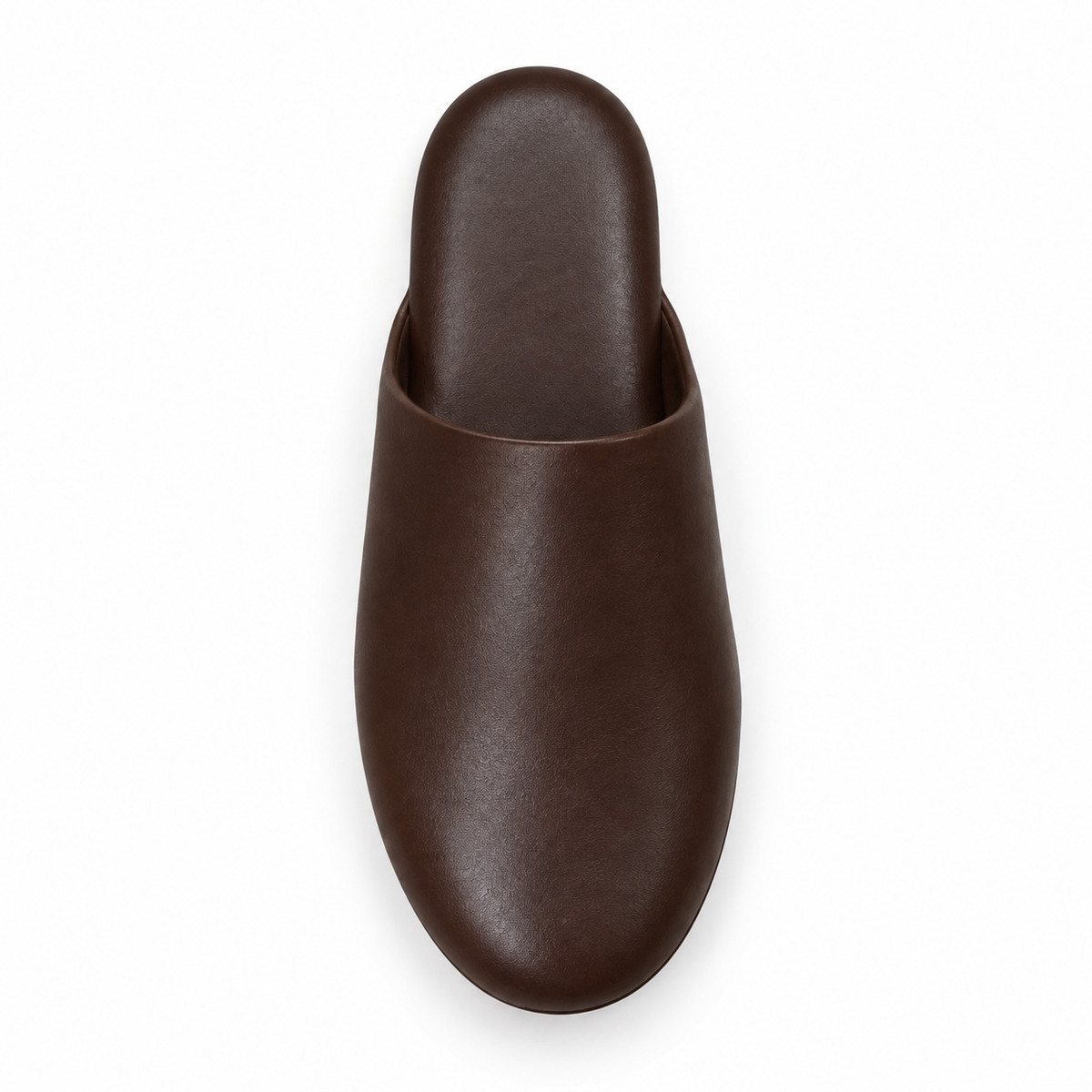 SHOPAVERLY Men's Rich Brown Slip-On Slippers Firm Sole