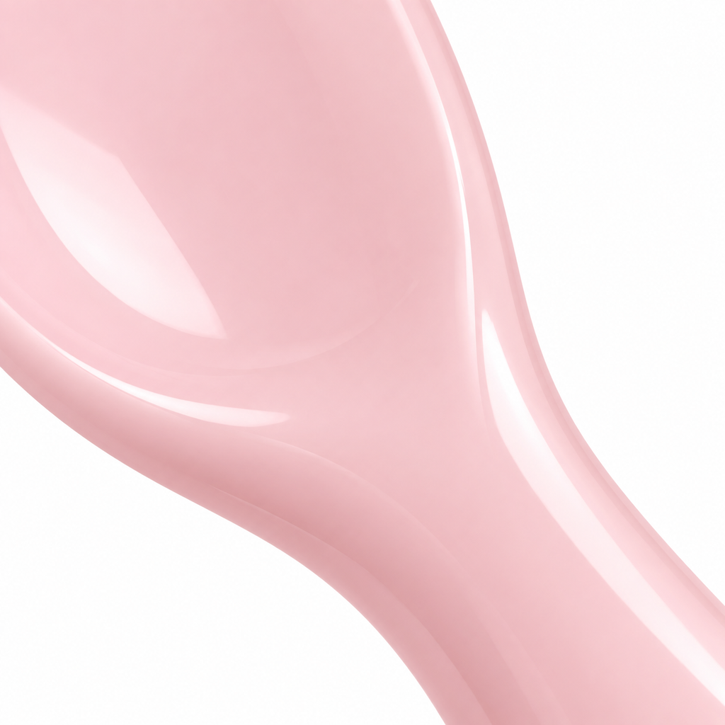 SHOPAVERLY Pastel Pink Ceramic Spoon 15 cm Small Serving Spoon