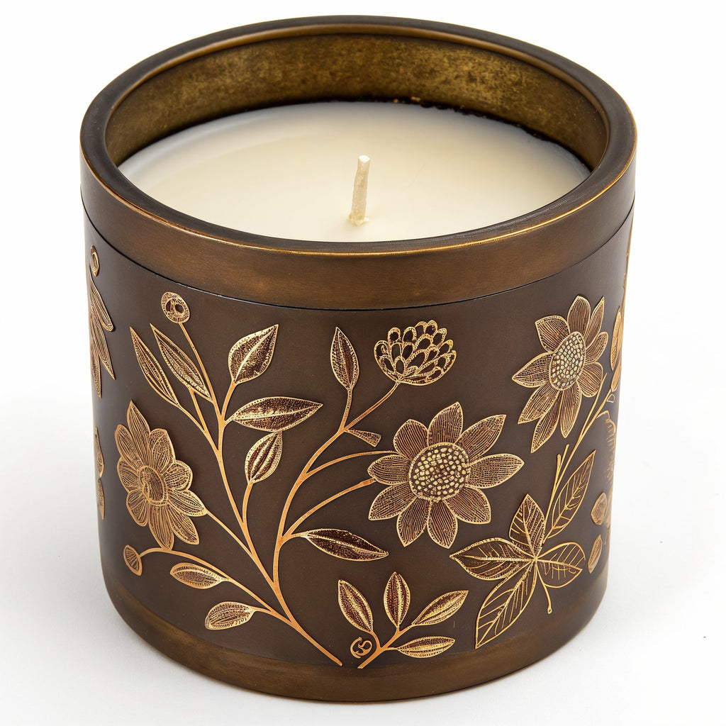 SHOPAVERLY Patchouli Dream Soy Candle in Bronze Jar