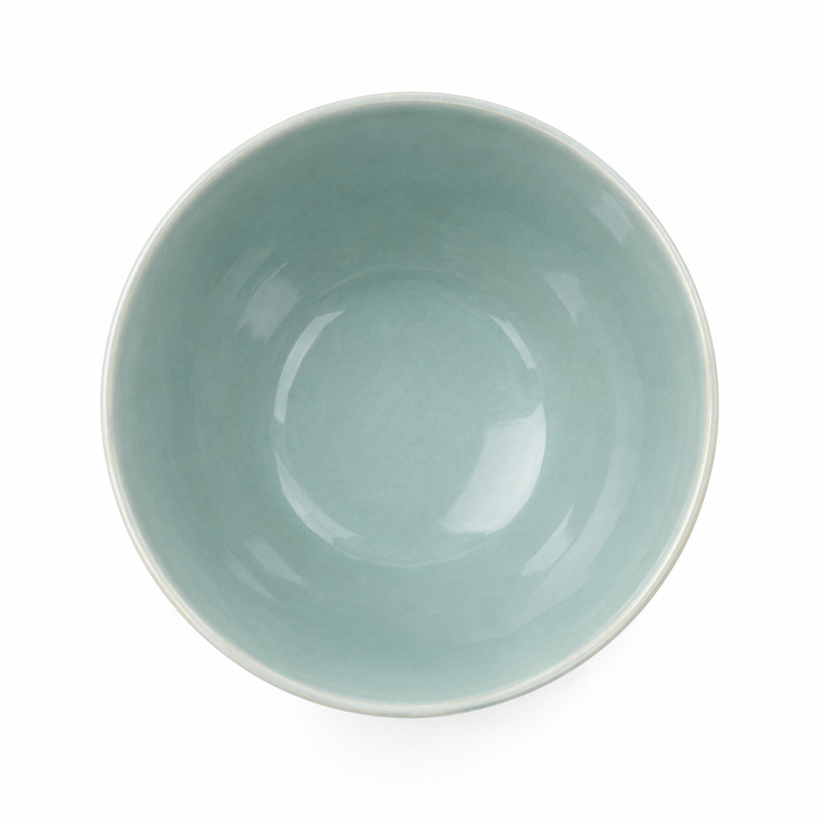 SHOPAVERLY Sky Blue Pedestal Bowl 20 cm Raised Ceramic Decor