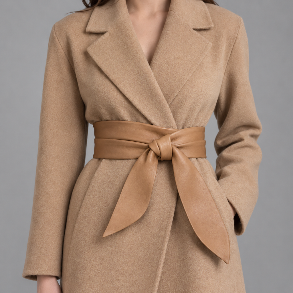 SHOPAVERLY Tan Obi Belt 250 cm Wrap and Tie One Size