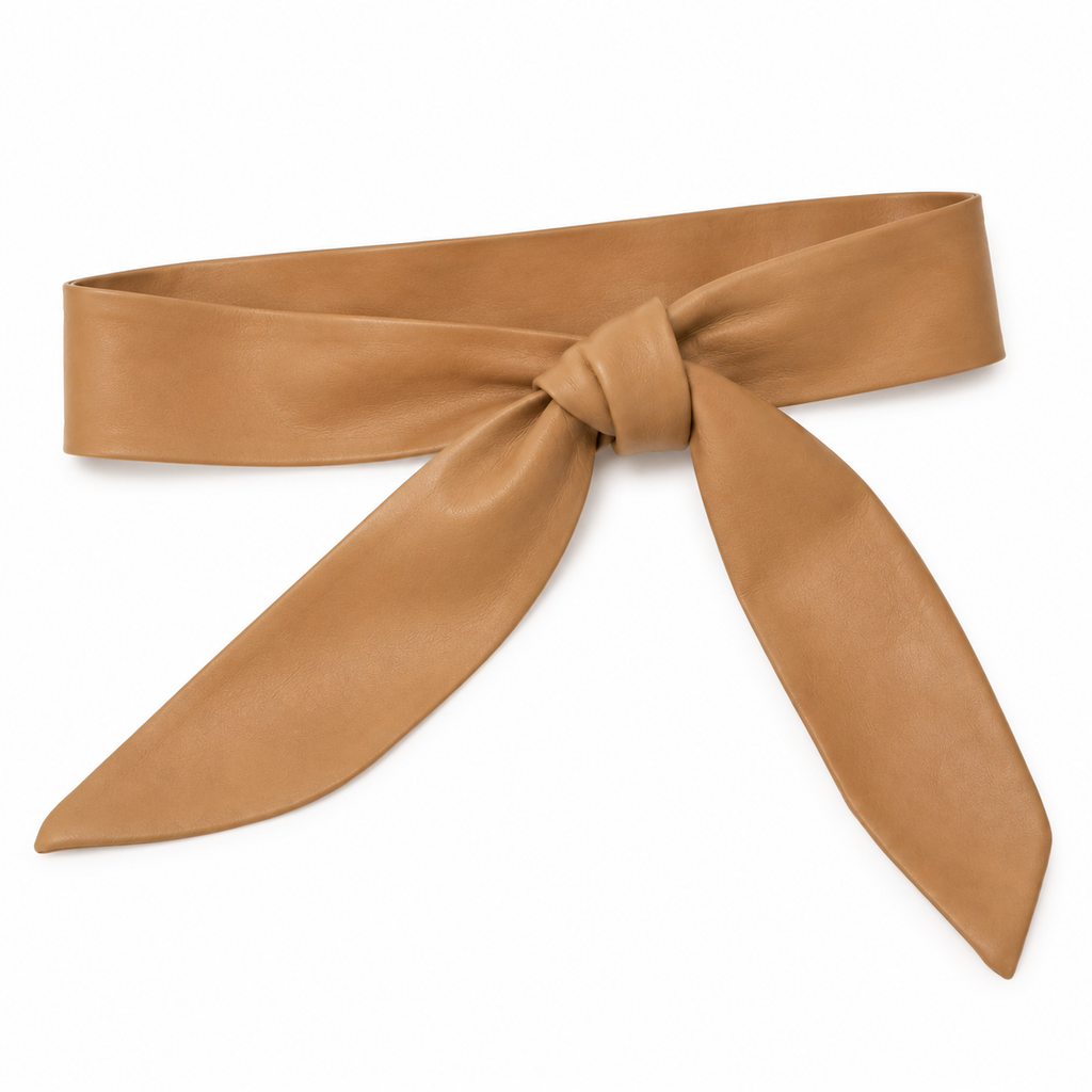 SHOPAVERLY Tan Obi Belt 250 cm Wrap and Tie One Size