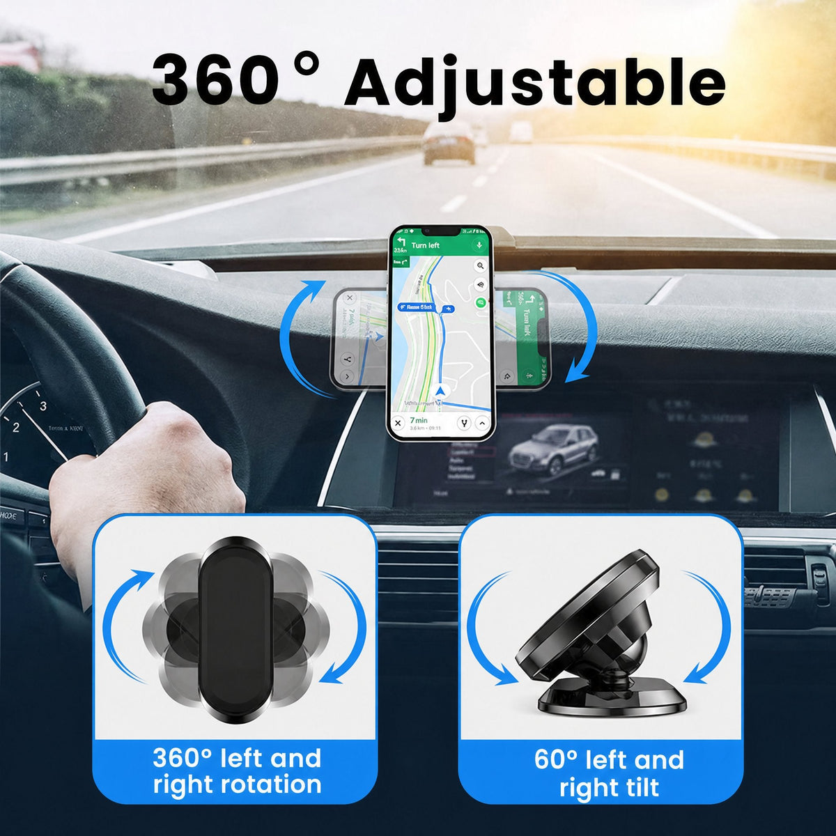 Strong Magnetic Phone Mount for Car & More