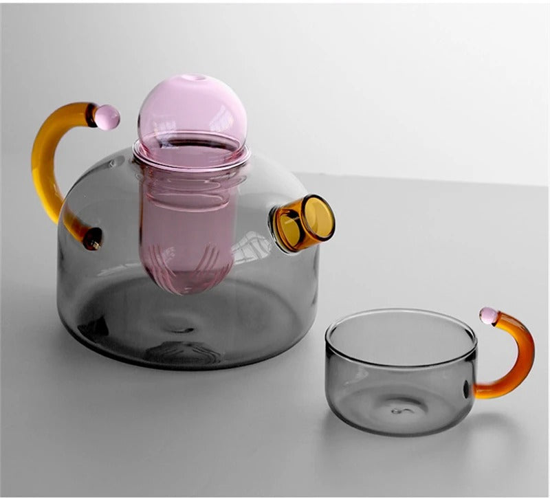 Stylish Artistic Tokyo Teapot and Cup