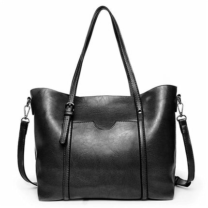 Stylish Leather Handbag with Handcrafted Details