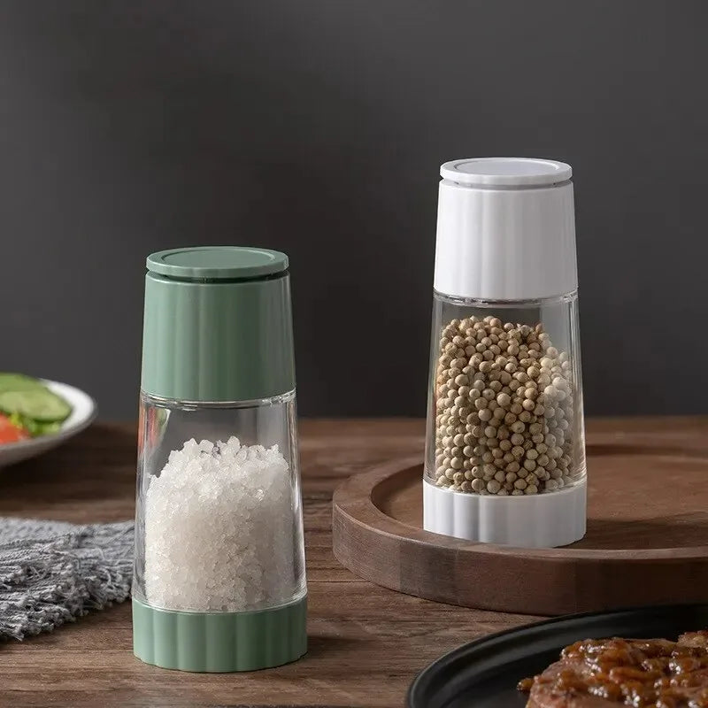 Stylish Rotating Pepper Mill with Elegant Twist
