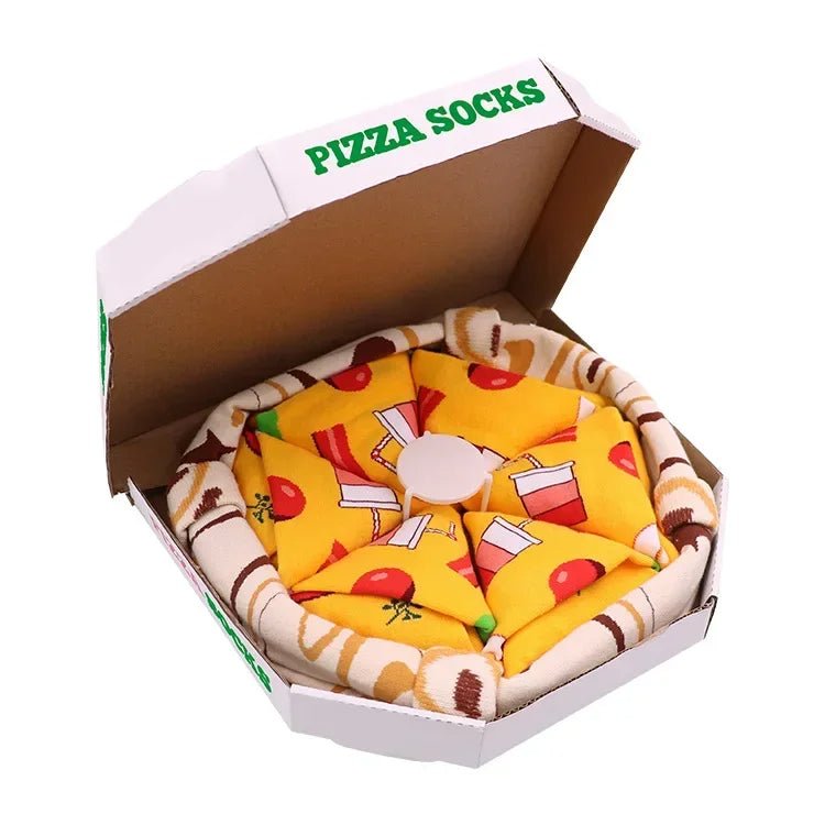 Sushi Mid-Calf Socks Gift Set – 3-Pair Fun Food Socks with Pizza, Burger & Sushi Designs