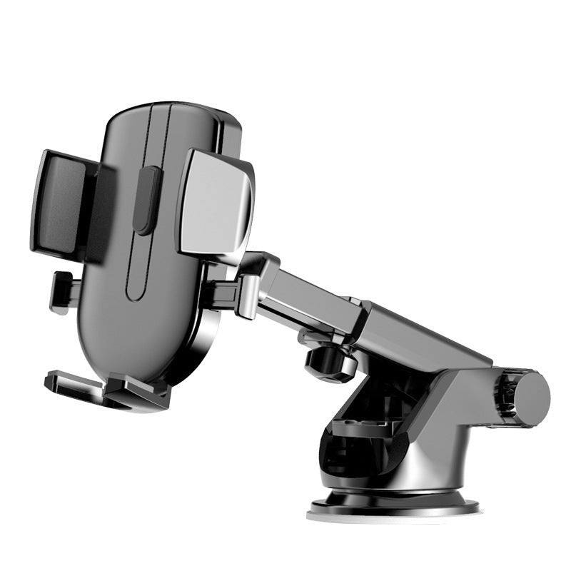 Telescopic Suction Cup Car Phone Holder with 360° Rotation and Gravity Auto-Lock
