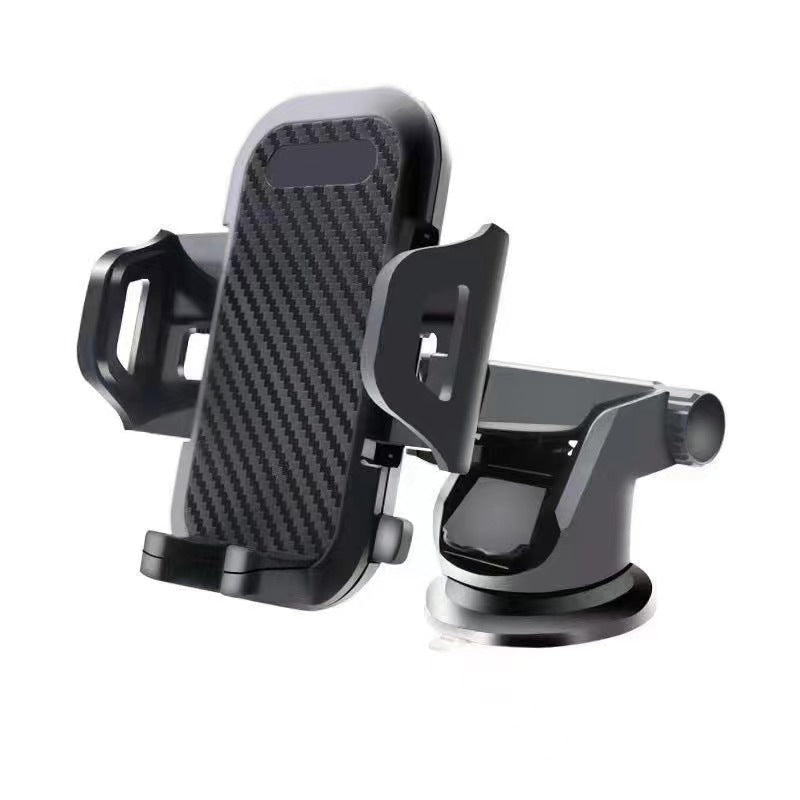 Telescopic Suction Cup Car Phone Holder with 360° Rotation and Gravity Auto-Lock