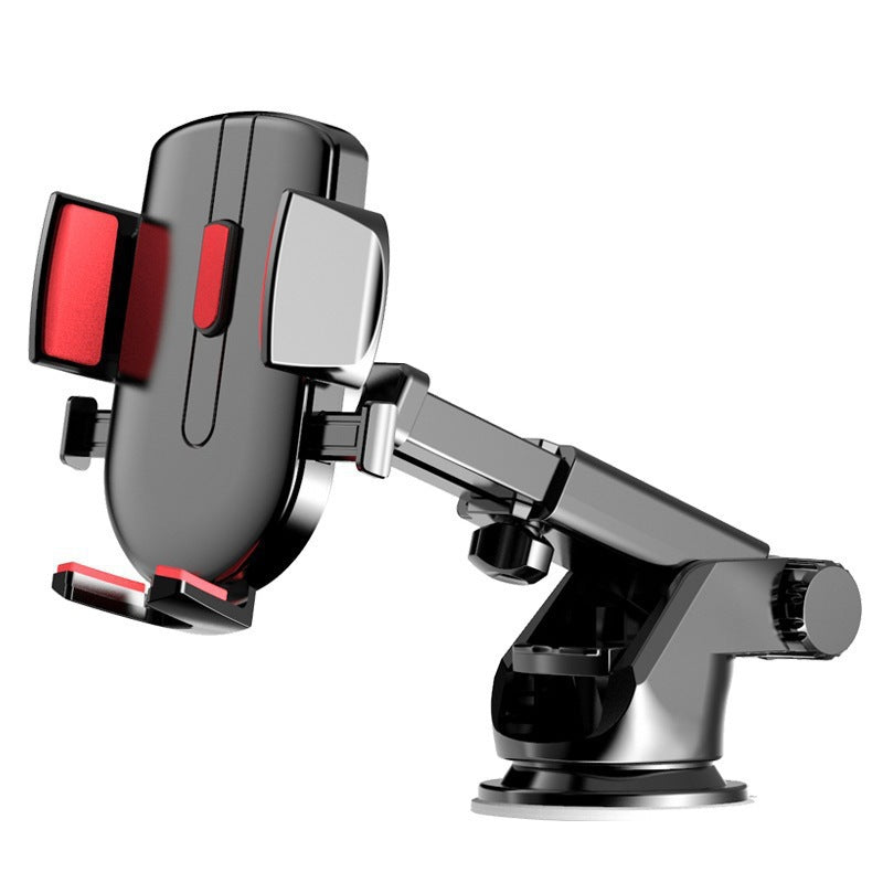 Telescopic Suction Cup Car Phone Holder with 360° Rotation and Gravity Auto-Lock