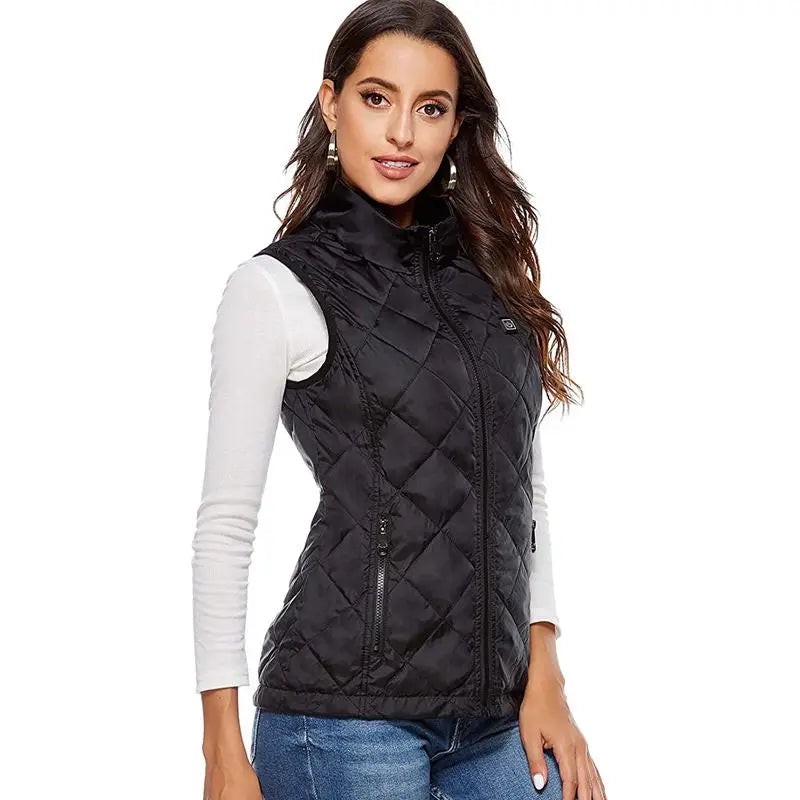 ThermaBelle Women's Heated Vest with Infrared Technology | USB Powered Temperature Control
