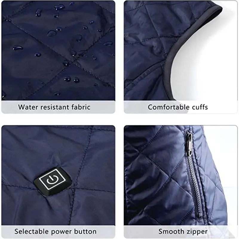 ThermaBelle Women's Heated Vest with Infrared Technology | USB Powered Temperature Control