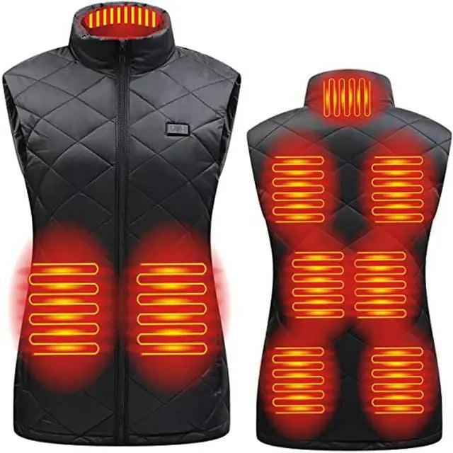 ThermaBelle Women's Heated Vest with Infrared Technology | USB Powered Temperature Control