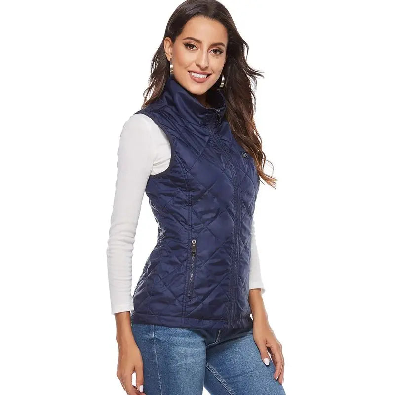 ThermaBelle Women's Heated Vest with Infrared Technology | USB Powered Temperature Control