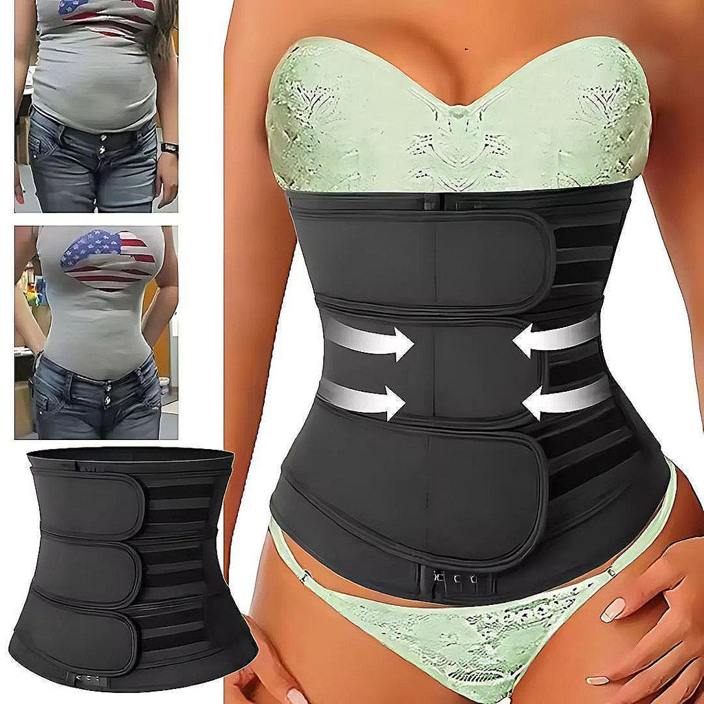 ThermoCore | Waist Trainer Belt – Triple Compression – Breathable Neoprene Fit – Post‑Workout & Postpartum Use
