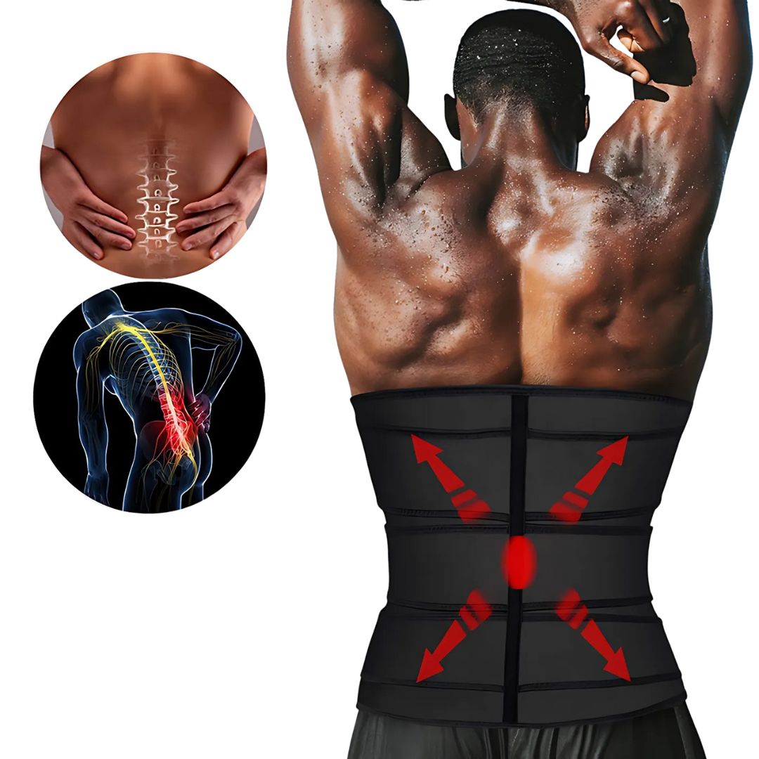 ThermoCore | Waist Trainer Belt – Triple Compression – Breathable Neoprene Fit – Post‑Workout & Postpartum Use